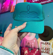 Load image into Gallery viewer, Jade Boot Stitch Trucker Hat (Purple)