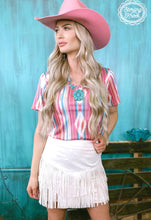 Load image into Gallery viewer, Forth Worth Fringe Skirt (Cream)