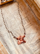 Load image into Gallery viewer, Highland Cow Necklace