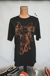 Saddle Up Embroidered Tee