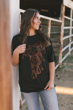Load image into Gallery viewer, Saddle Up Embroidered Tee