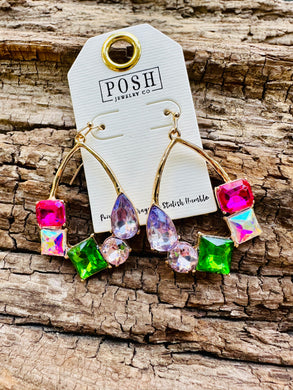 Bourbon Street Rhinestone Earrings
