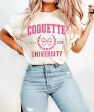 Load image into Gallery viewer, Coquette University Tee