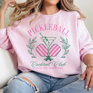 Pickleball Cocktail Club Sweatshirt