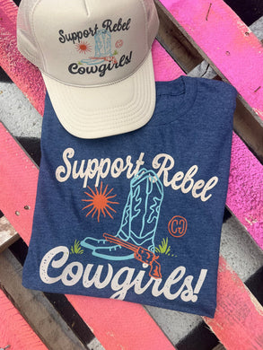 Support Rebel Cowgirls Tee