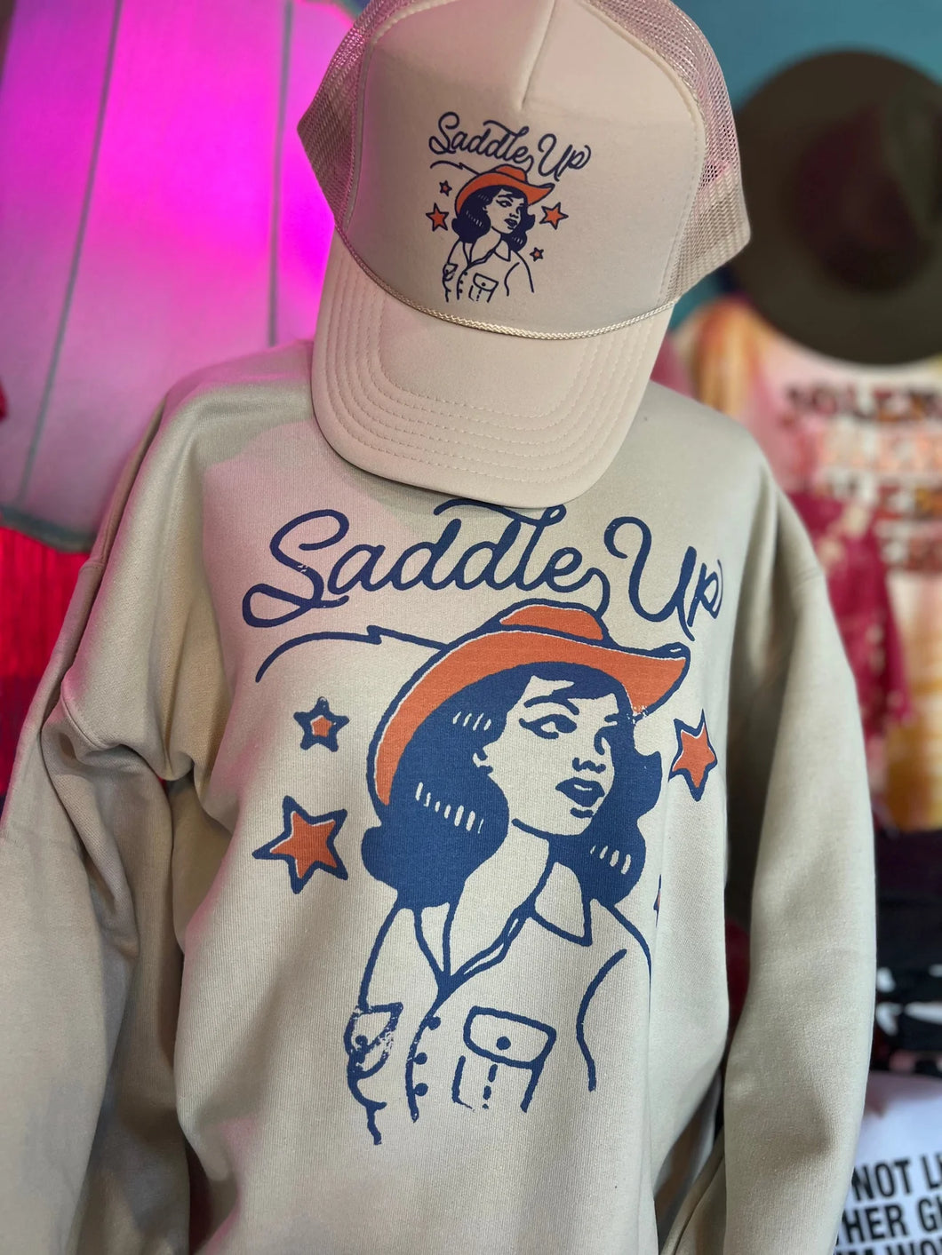 Saddle Up Cowgirl Sweatshirt