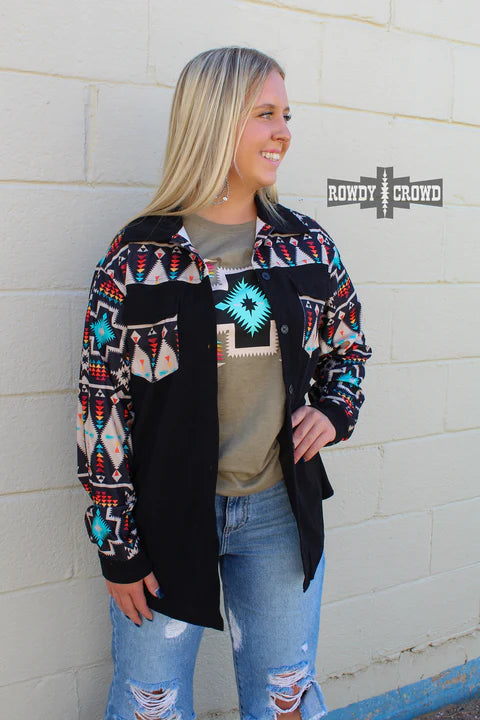 Wild Side Shacket – The Turquoise Leopard