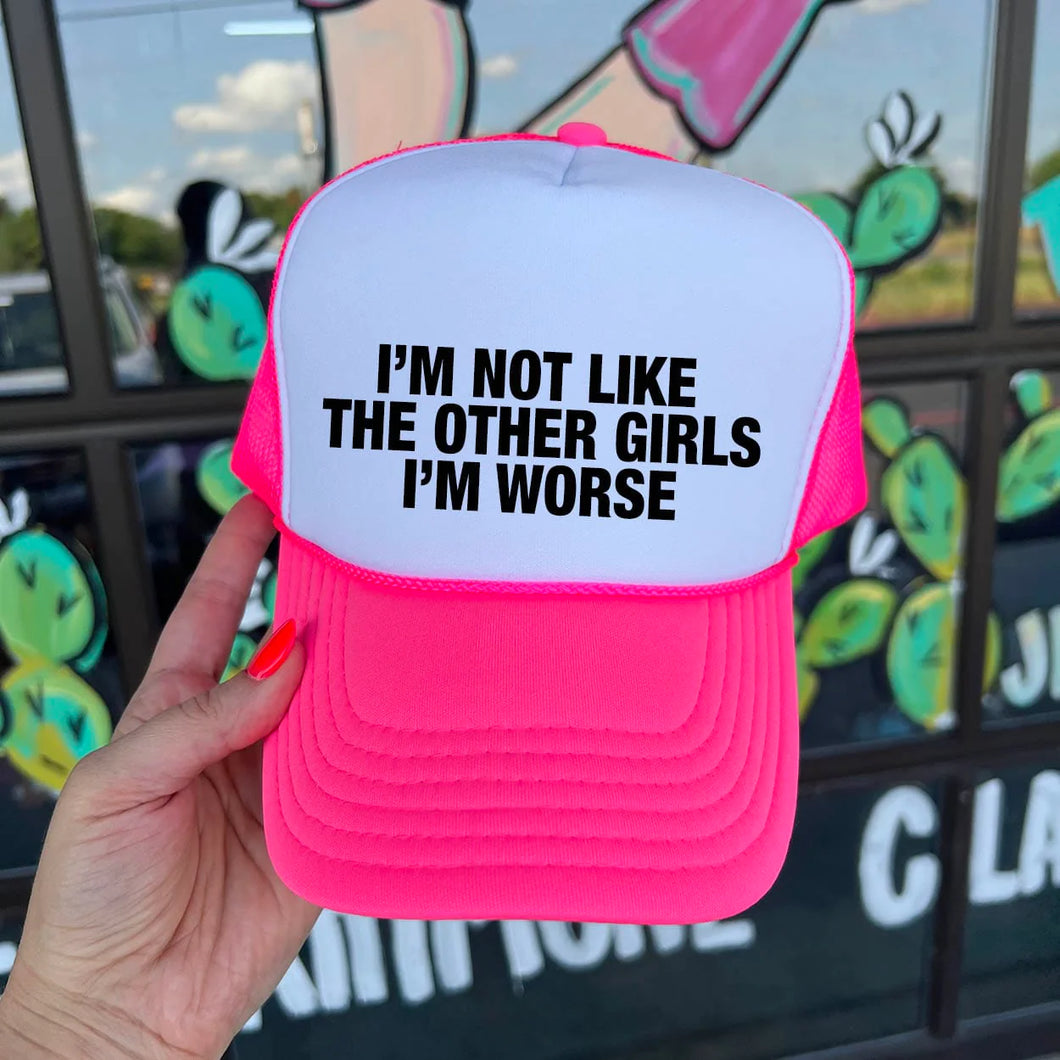 I’m not like other girls hat