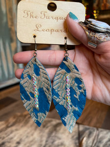 Feathered Indian Earrings