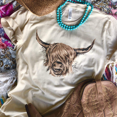 Highland Cow Tee