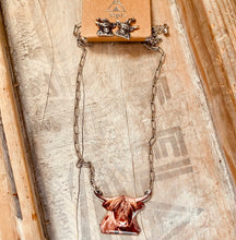 Load image into Gallery viewer, Highland Cow Necklace