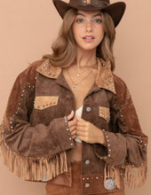 Load image into Gallery viewer, Stockyards Fringe Jacket