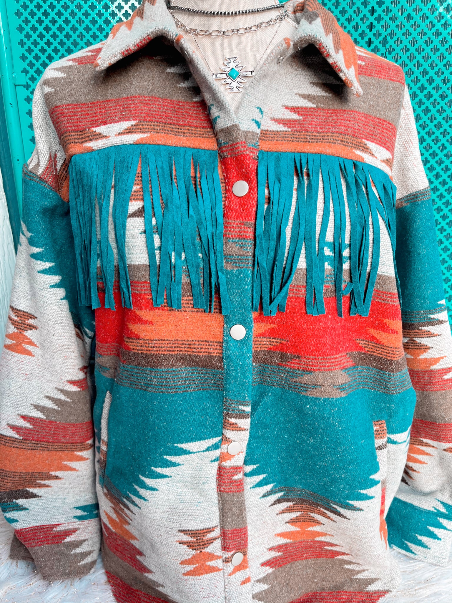Beth Dutton Shacket – The Turquoise Leopard