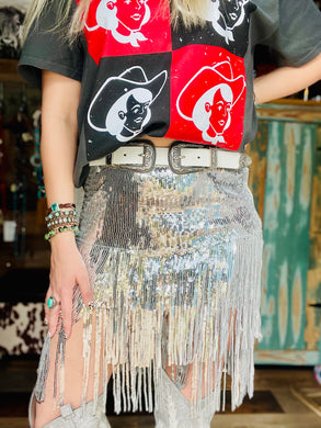 Rhinestone Cowgirl Skirt