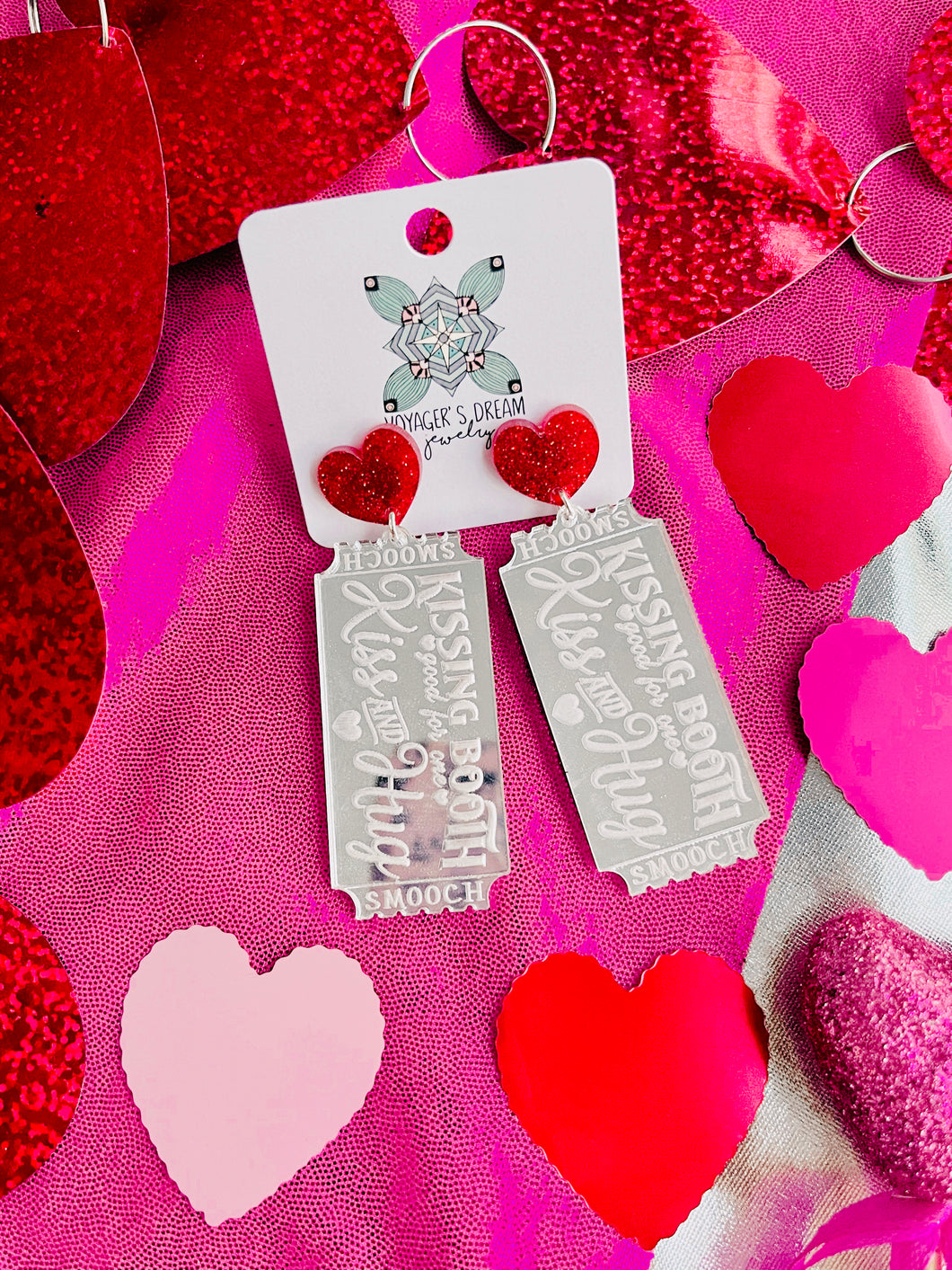 Kissing Booth Earrings (Silver)