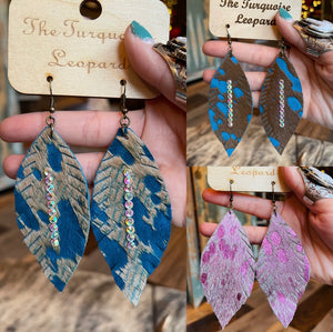 Feathered Indian Earrings